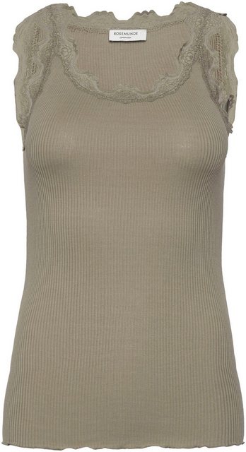 rosemunde Tanktop Babette Silk Top wunderschöner Vintage-Spitzenbesatz an A günstig online kaufen