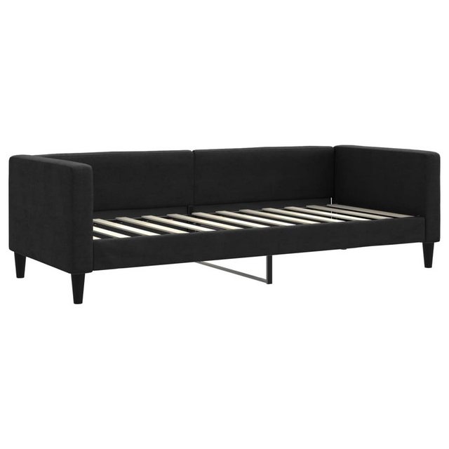 vidaXL Gästebett Tagesbett Schwarz 80x200 cm Stoff Gästebett Gästecouch Gäs günstig online kaufen