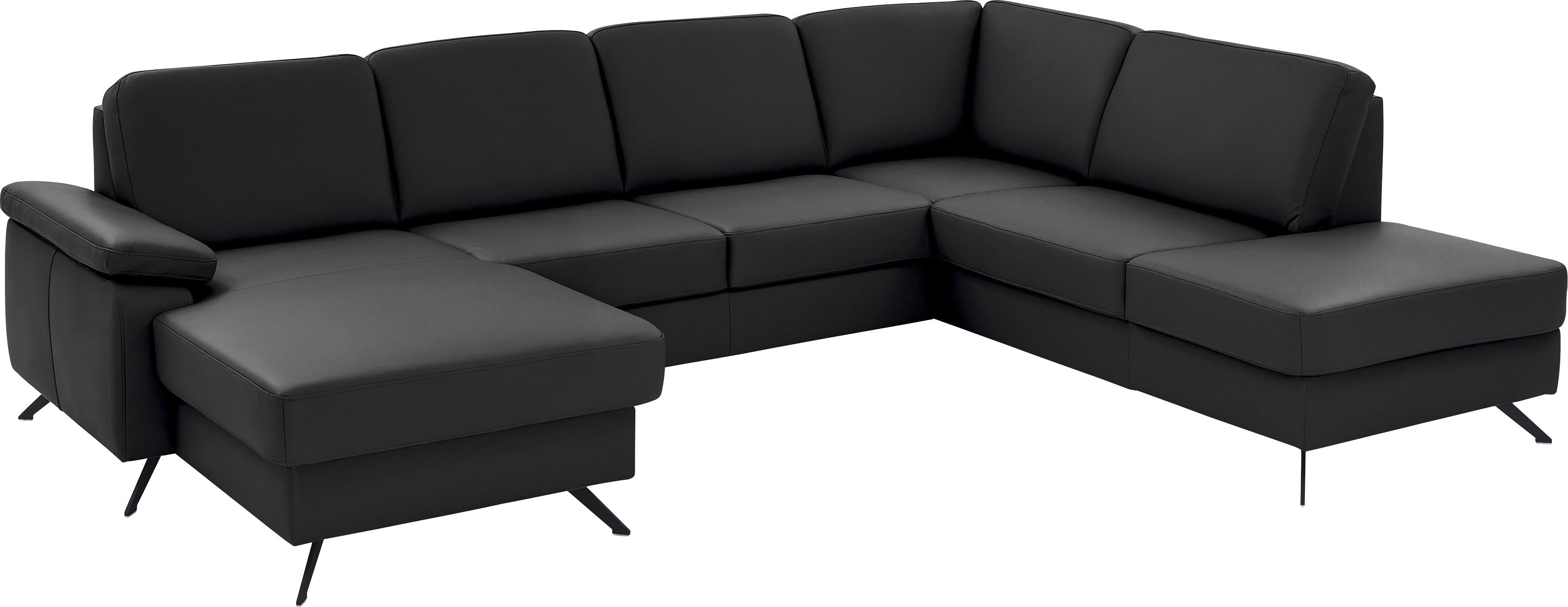 Die PlanBar Wohnlandschaft "PN-EM15047 U-Form, ohne Kopfstützen", Echtleder günstig online kaufen