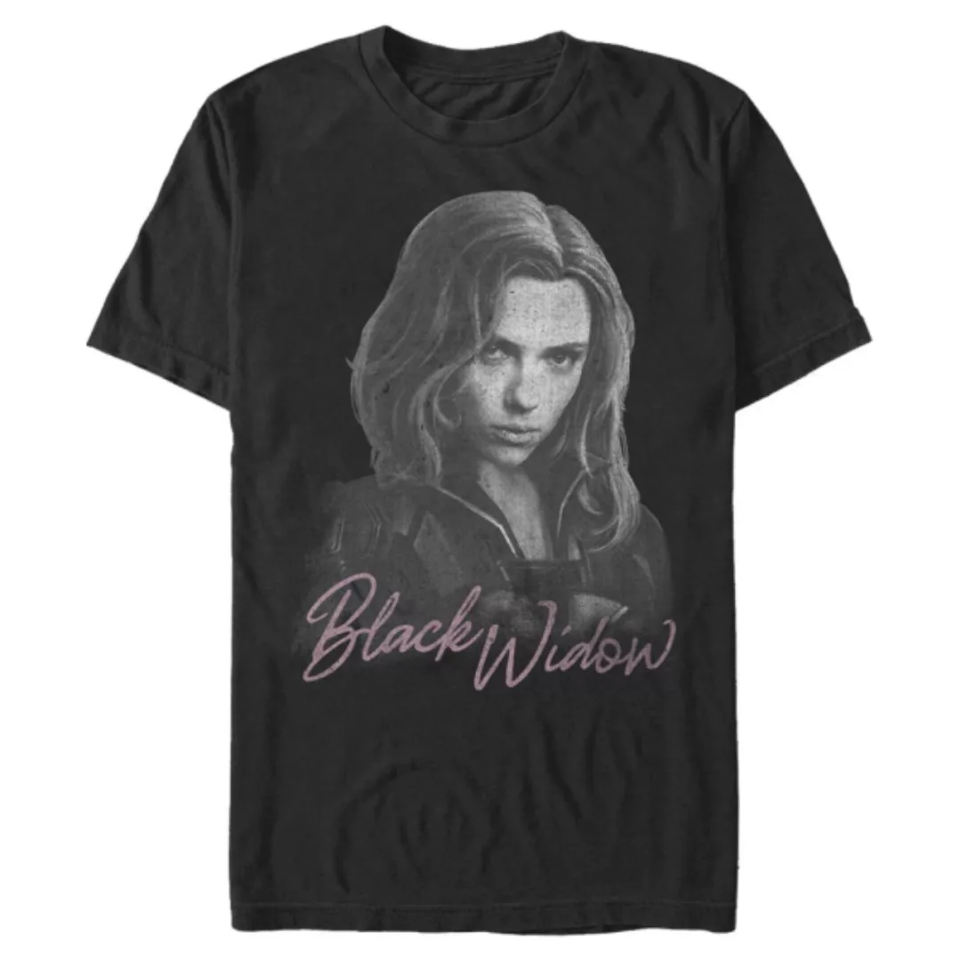 Marvel - Black Widow - Black Widow Mono - Männer T-Shirt günstig online kaufen