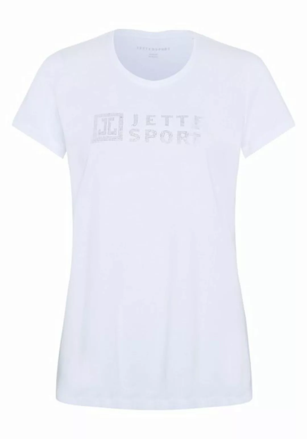 JETTE SPORT Print-Shirt mit funkelndem Logo-Dekor günstig online kaufen