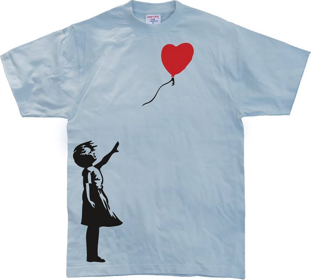 Hybris T-Shirt Girl With Balloon T-Shirt günstig online kaufen