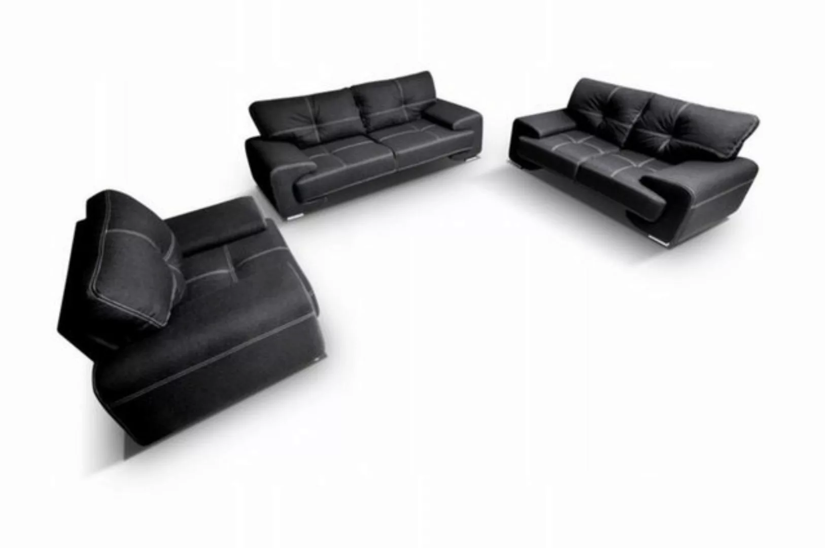 Beautysofa Polstergarnitur NEMO, (Sessel + Zweisitzer + sofa, Couchgarnitur günstig online kaufen