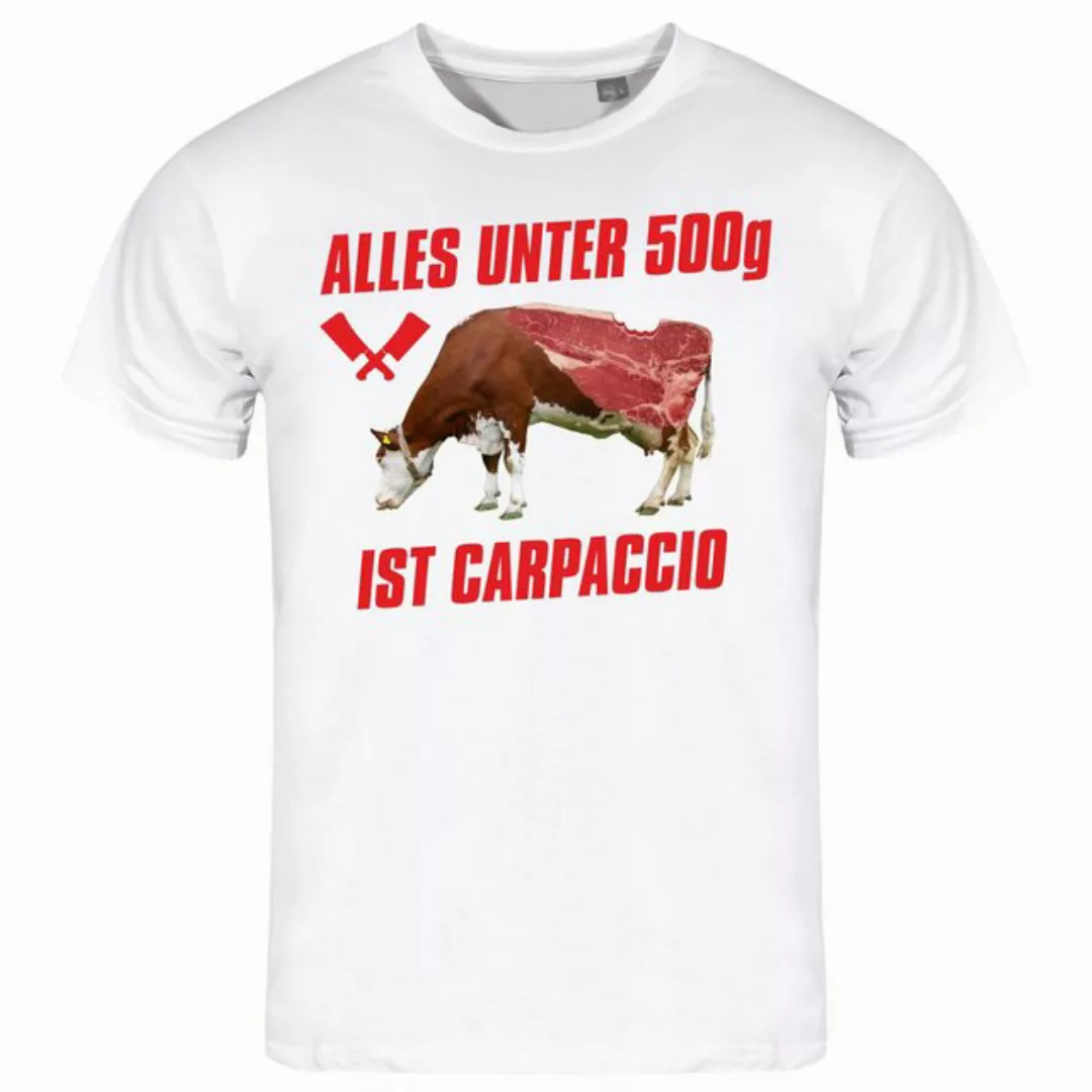 deinshirt Print-Shirt Herren T-Shirt Alles unter 500g ist Carpaccio Funshir günstig online kaufen