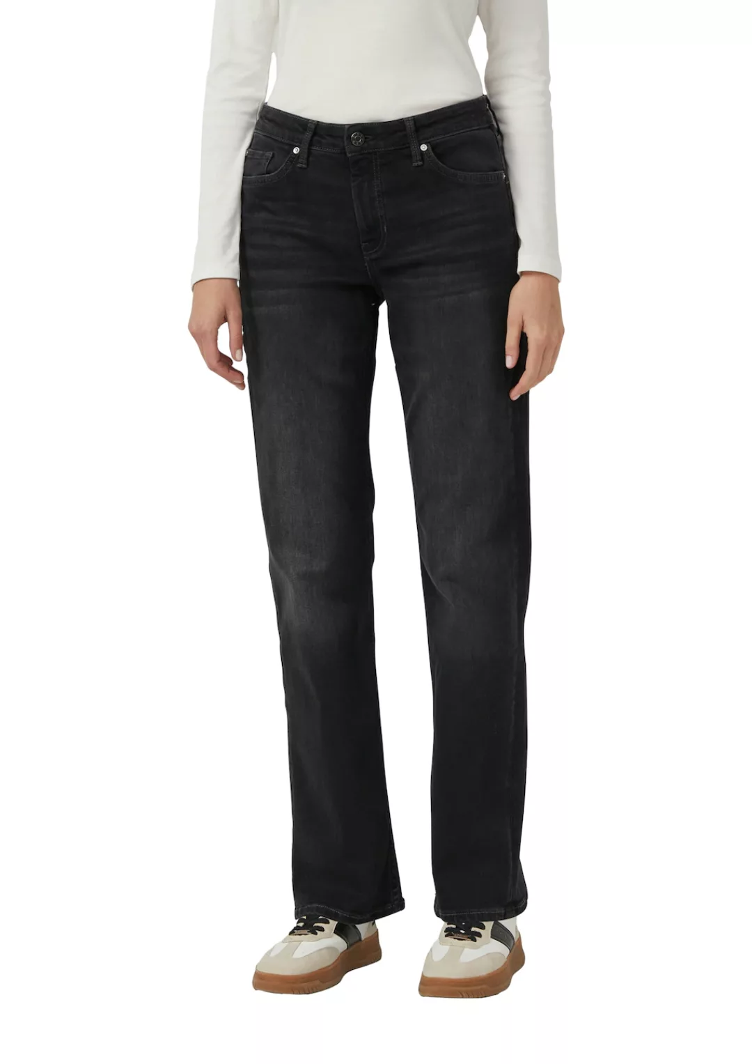 s.Oliver Straight-Jeans, Mid Rise, Regular Fit günstig online kaufen
