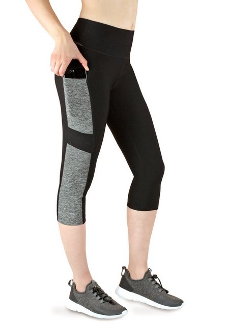 VS Variosports 3/4-Leggings Damen 3/4 Capri Leggings mit Seitentasche, hohe günstig online kaufen