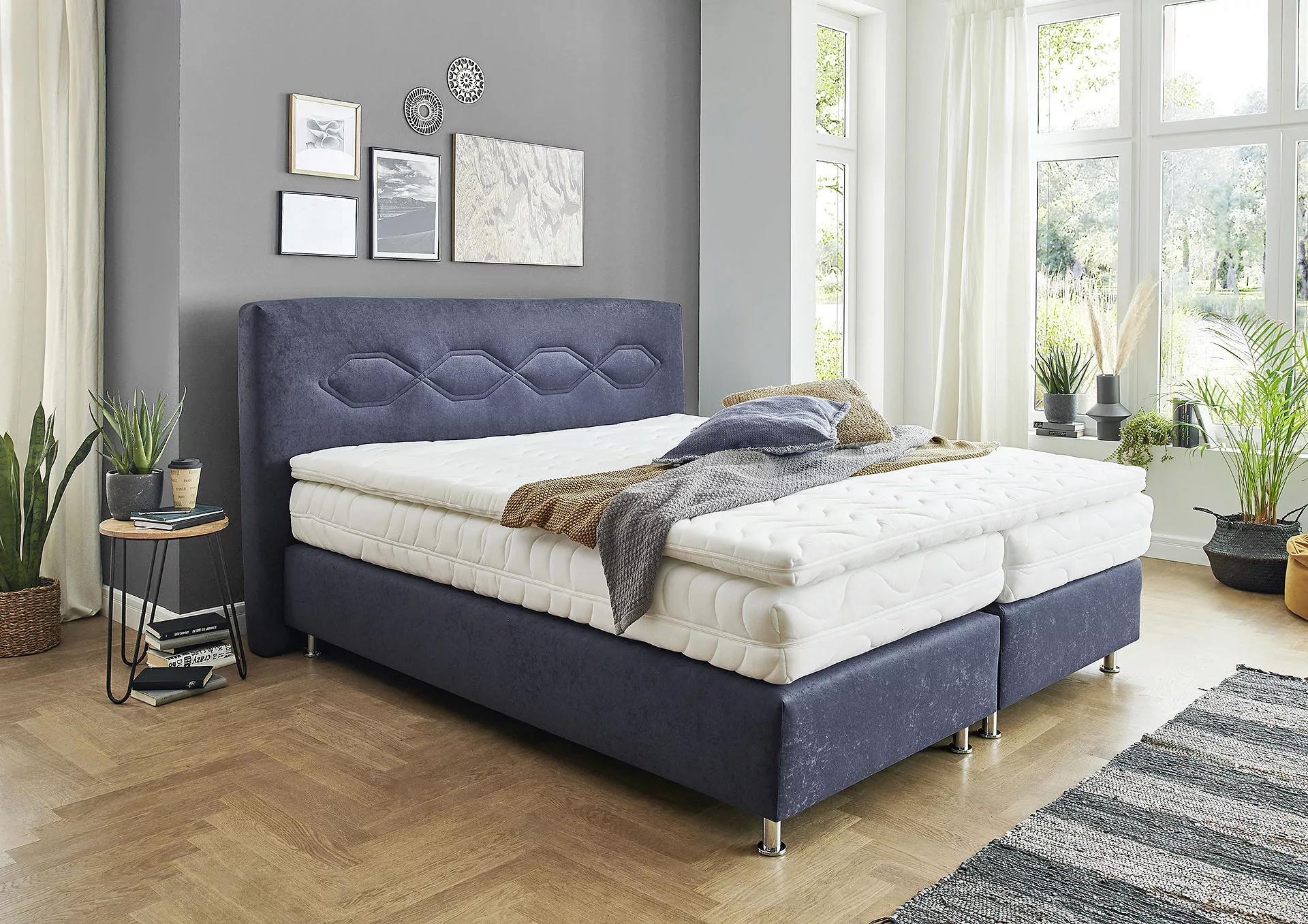 Westfalia Schlafkomfort Boxspringbett, wahlweise mit Topper günstig online kaufen