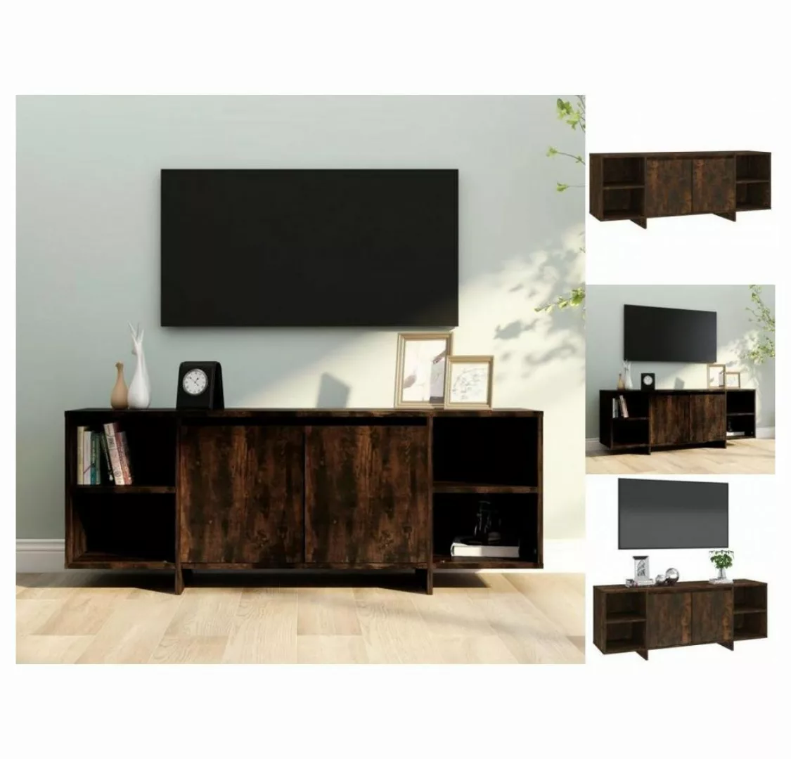 vidaXL TV-Schrank TV-Schrank Räuchereiche 130x35x50 cm Spanplatte Lowboard günstig online kaufen