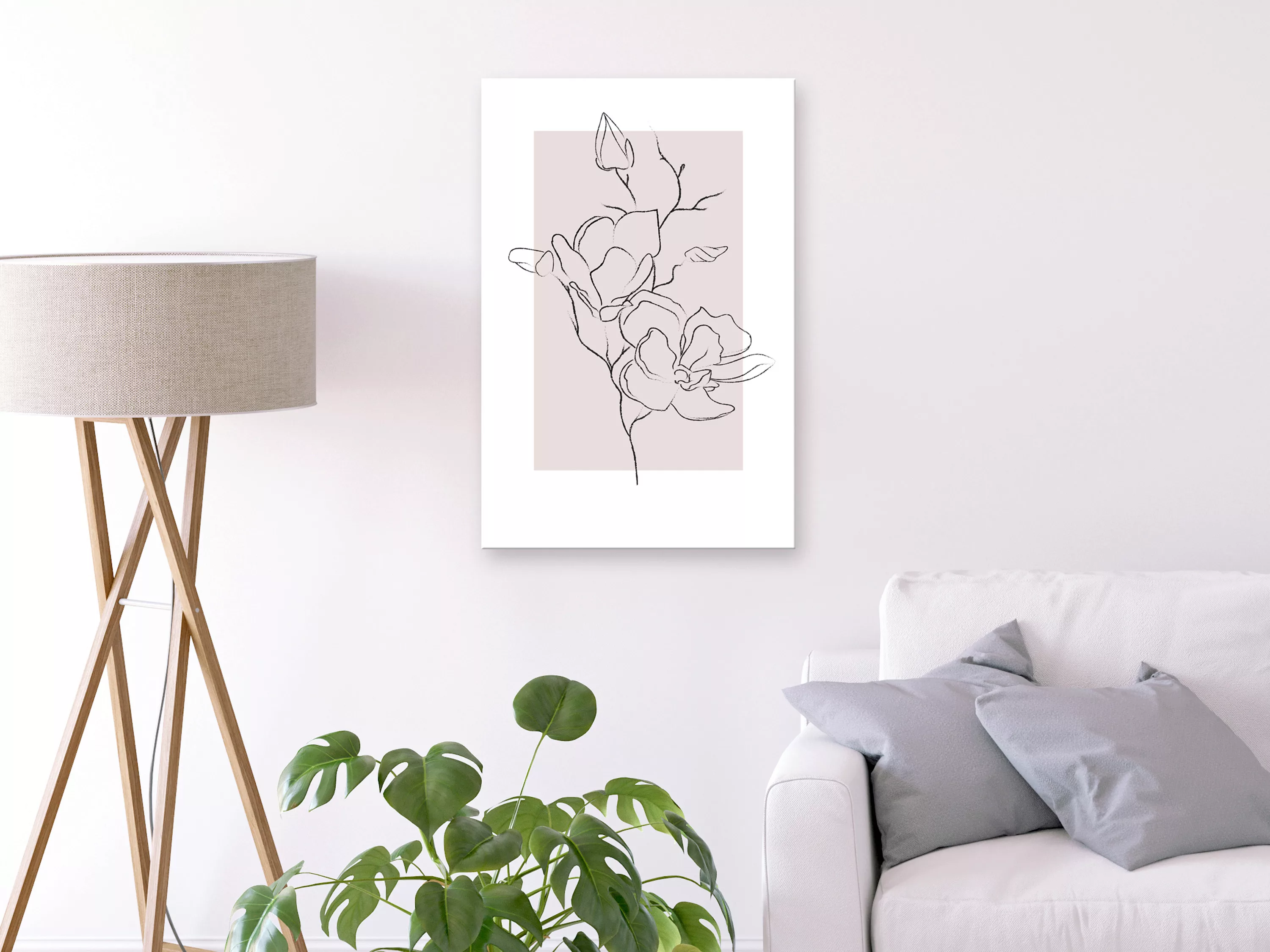 Wandbild - Creamy Magnolia (1 Part) Vertical günstig online kaufen