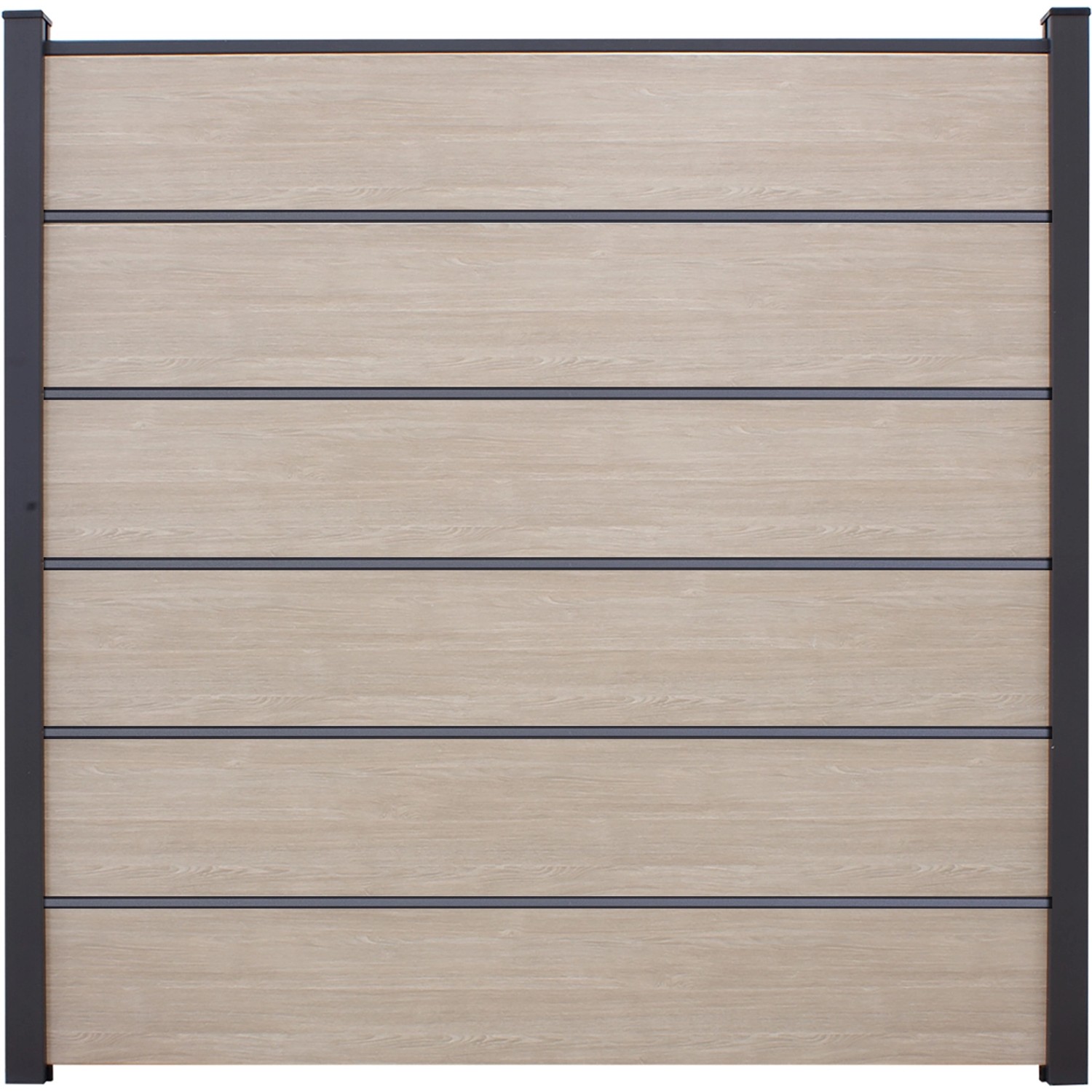 GroJa Steckzaun Premium Basicline 180 cm x 180 cm Sheffield Oak günstig online kaufen