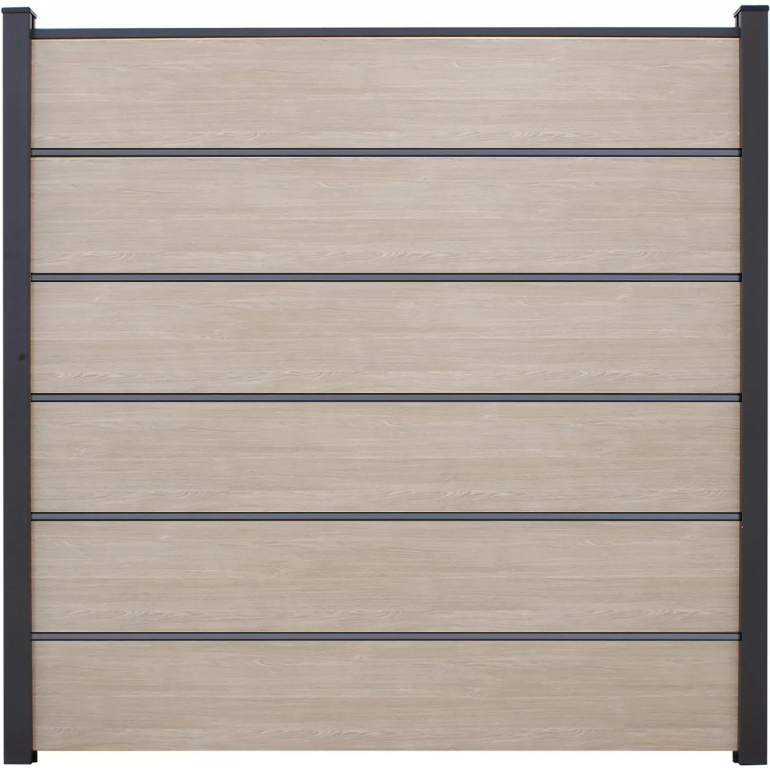 GroJa Steckzaun Premium Basicline 180 cm x 180 cm Sheffield Oak günstig online kaufen