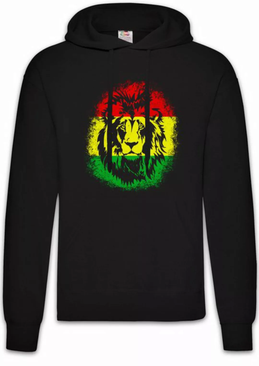 Urban Backwoods Hoodie Zion Lion II Herren Hoodie Löwe Reggae Music Musik M günstig online kaufen