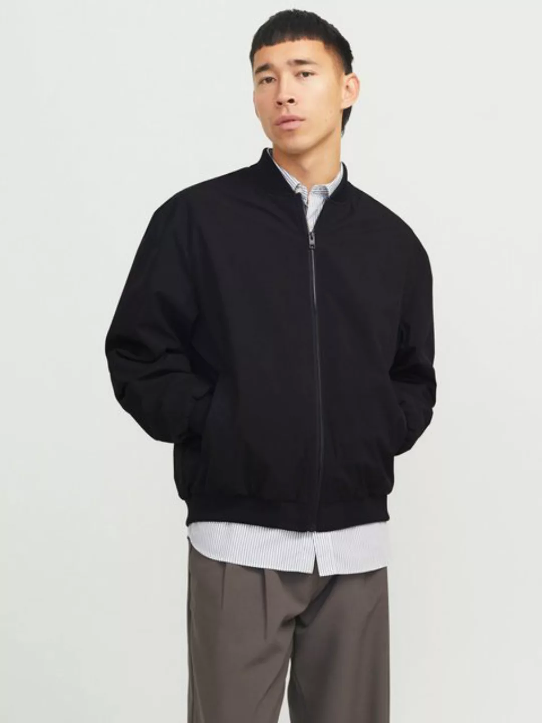 Jack & Jones Bomberjacke JJECHARGE BOMBER JACKET NOOS mit Rippbündchen günstig online kaufen