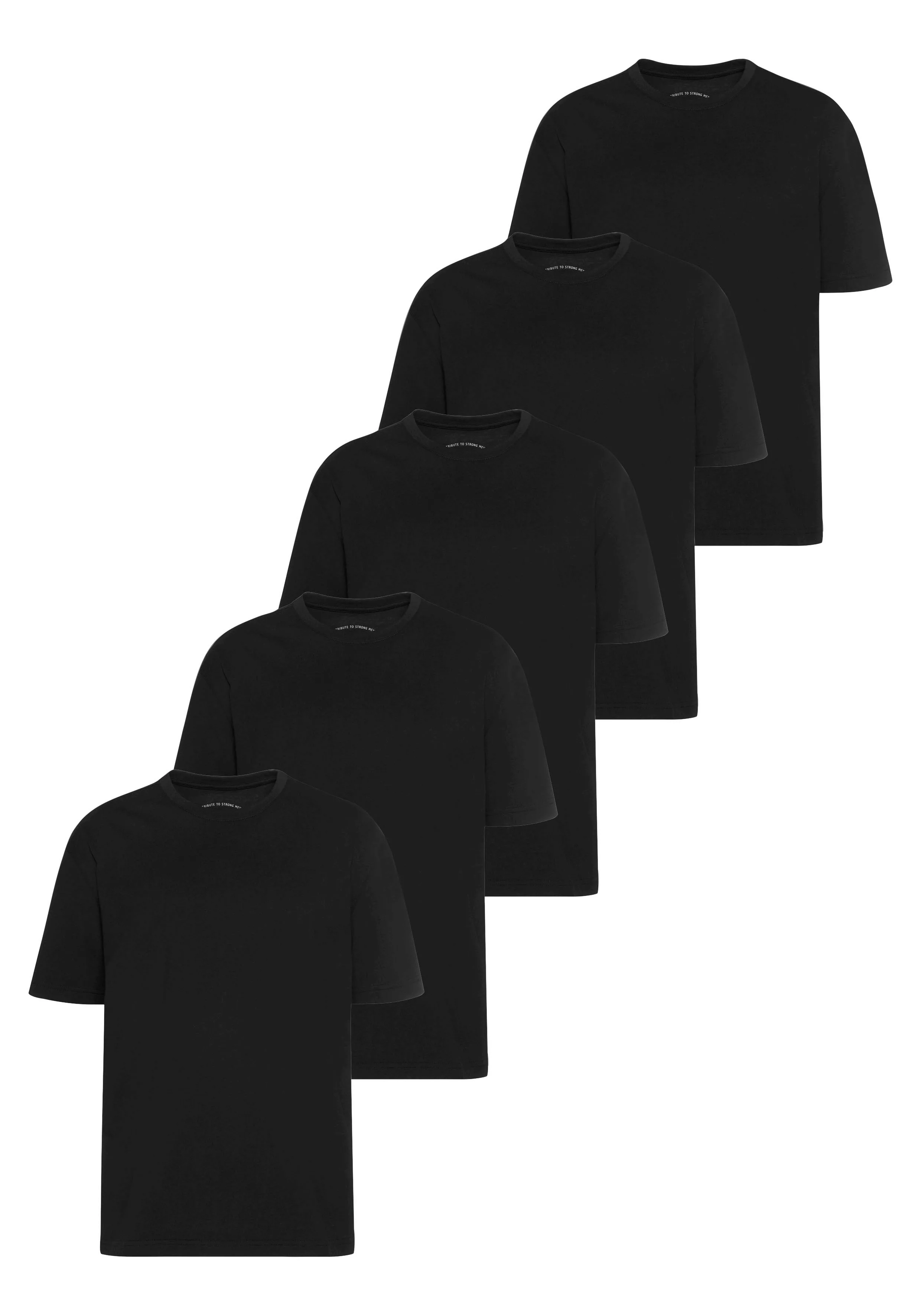 Man's World Rundhalsshirt (Packung, 5-tlg., 5er-Pack) perfekt als Unterzieh günstig online kaufen