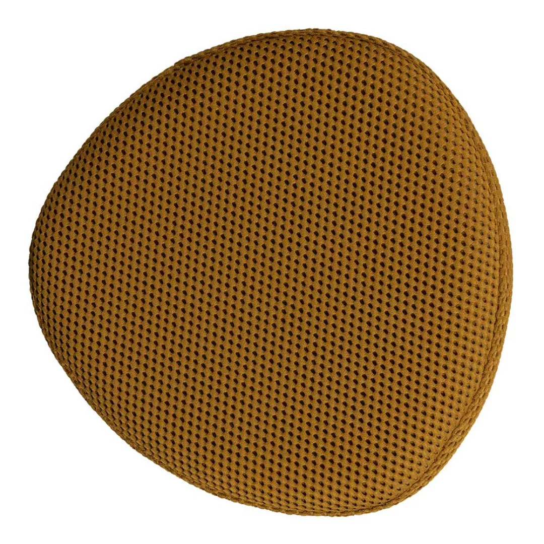 Hocker Beistellhocker aus Meshgewebe in Ocker (2er Set) günstig online kaufen