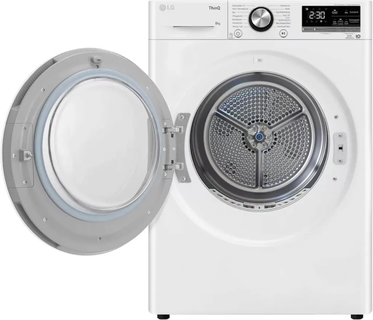 LG Wärmepumpentrockner »RT80V9W«, Vivace, 8 kg günstig online kaufen