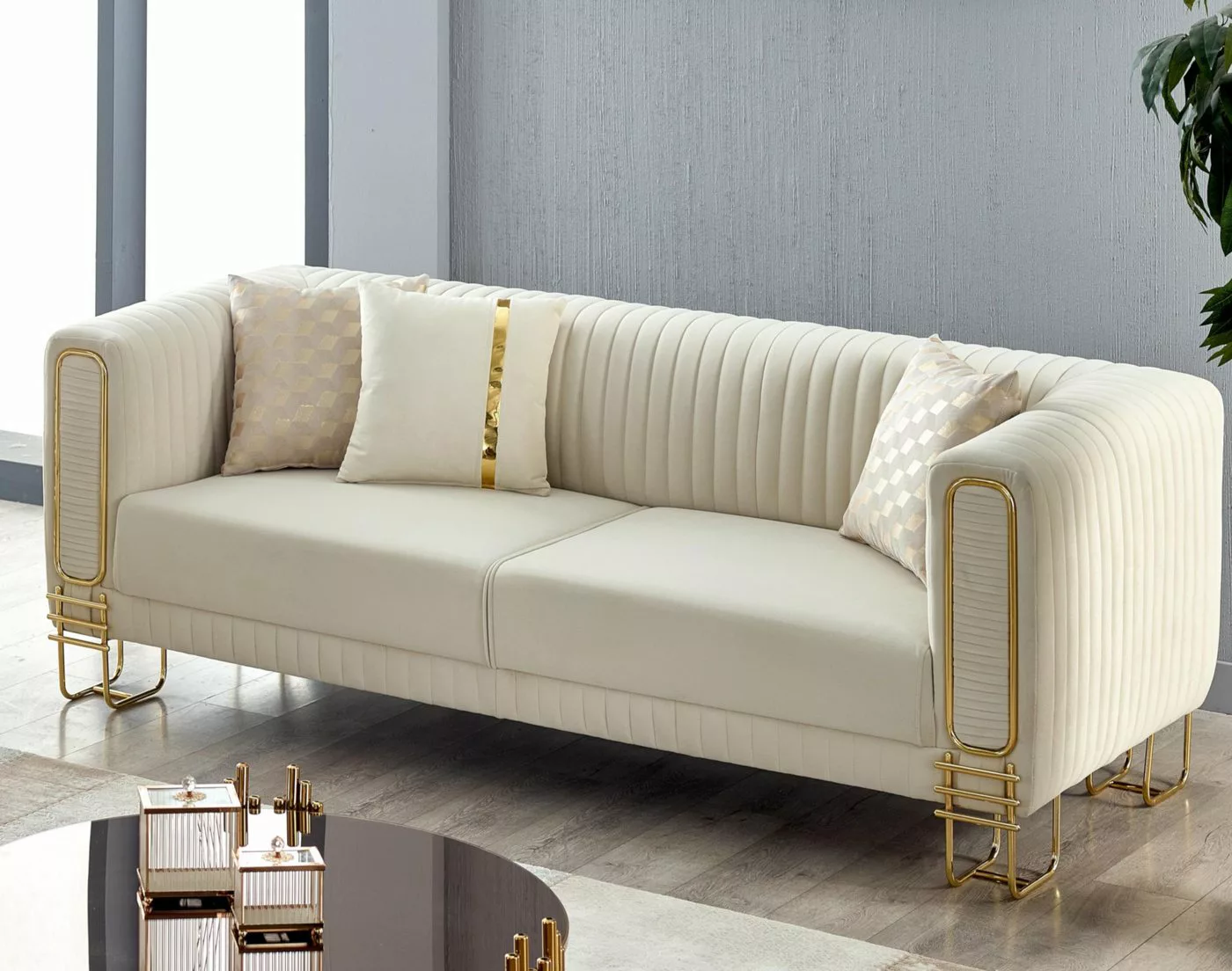 Villa Möbel Sofa Delphi, 1 Stk. 2-Sitzer, mit Relax-/Bettfunktion durch umk günstig online kaufen