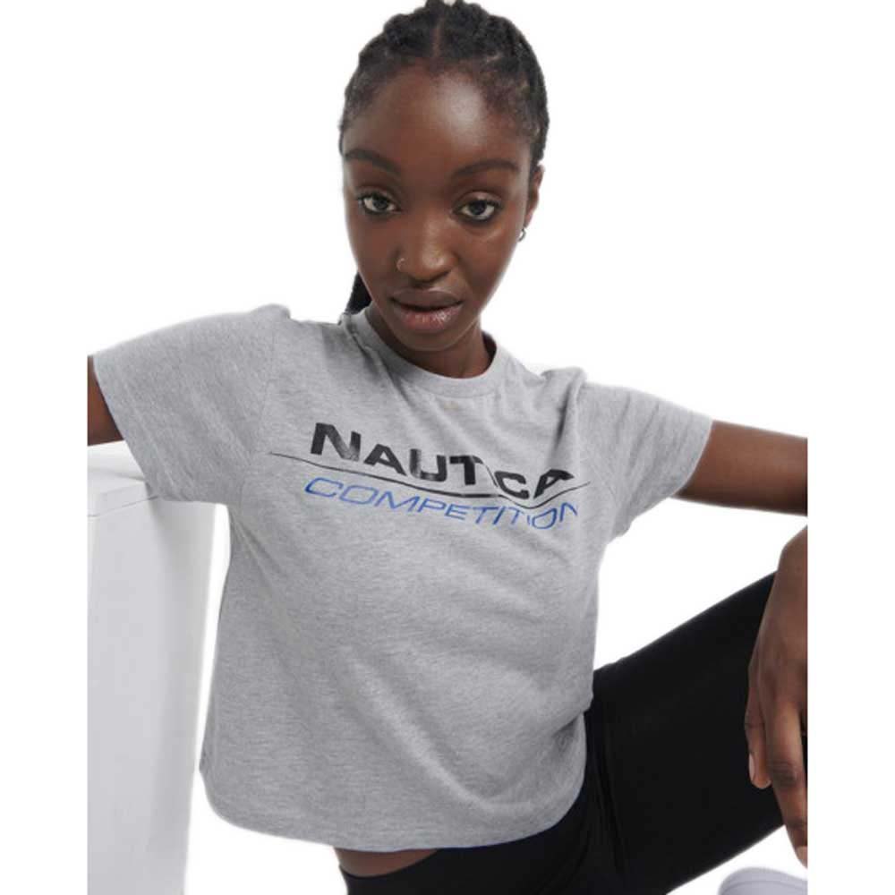 Nautica Crop Madison T-shirt 10 Grey günstig online kaufen