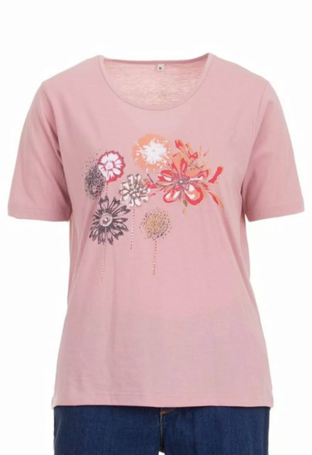 zeitlos T-Shirt T-Shirt - Blume Steine günstig online kaufen