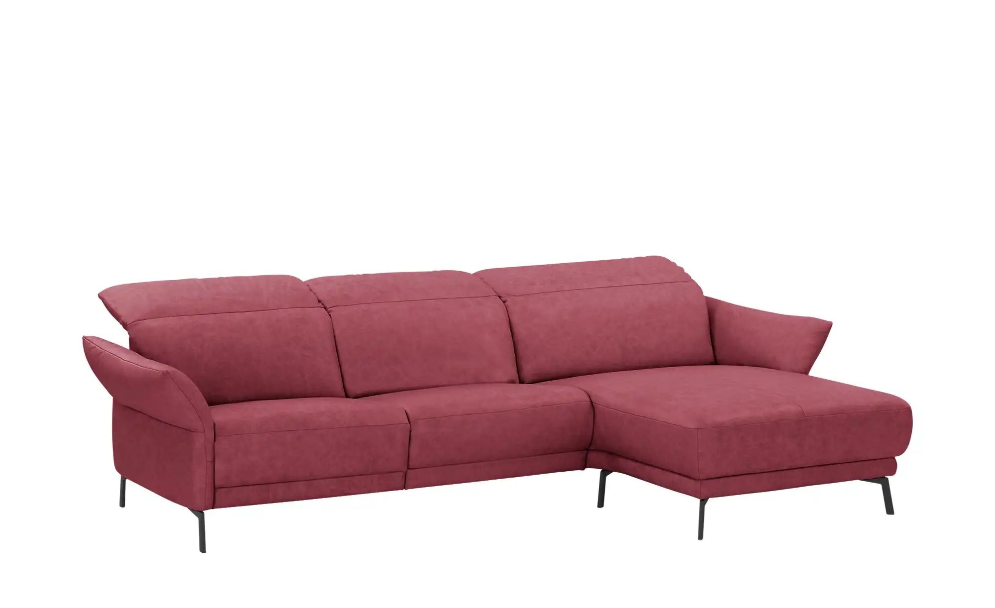 Wohnwert Ecksofa Leder Bellana ¦ rot ¦ Maße (cm): B: 285 H: 101 T: 161 Pols günstig online kaufen