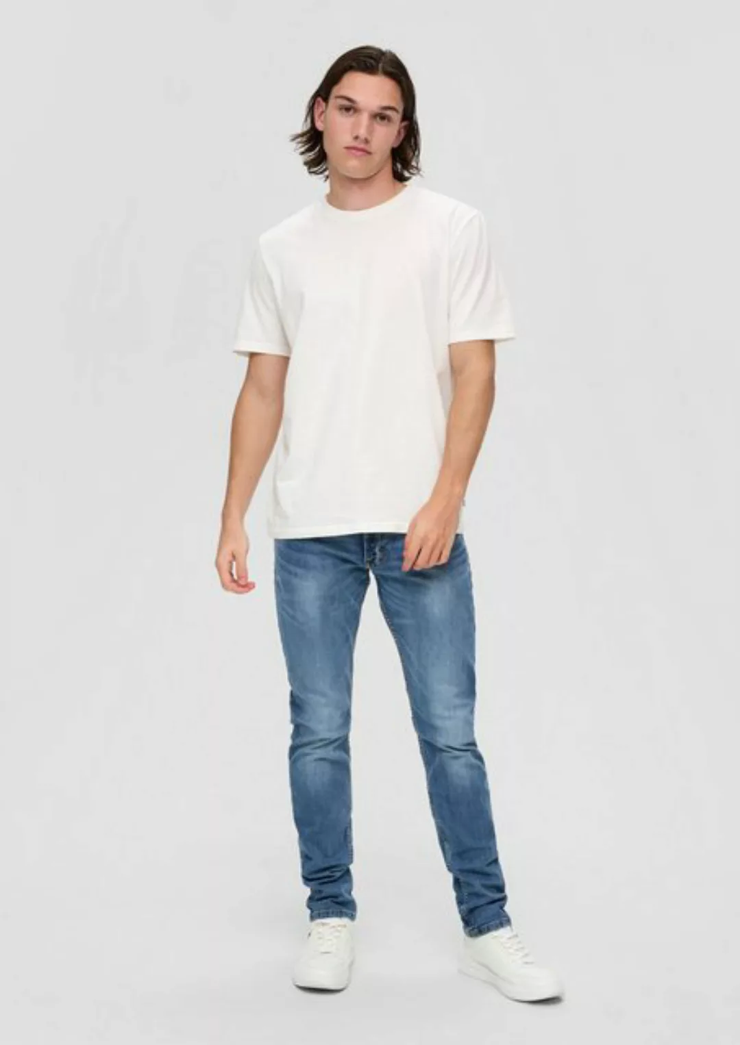QS Stoffhose Jeans Rick / Slim Fit / Mid Rise / Slim Leg günstig online kaufen