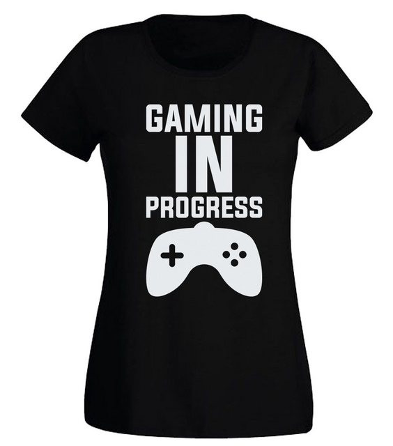 G-graphics T-Shirt Damen T-Shirt - Gaming in Progress Slim-fit, mit trendig günstig online kaufen