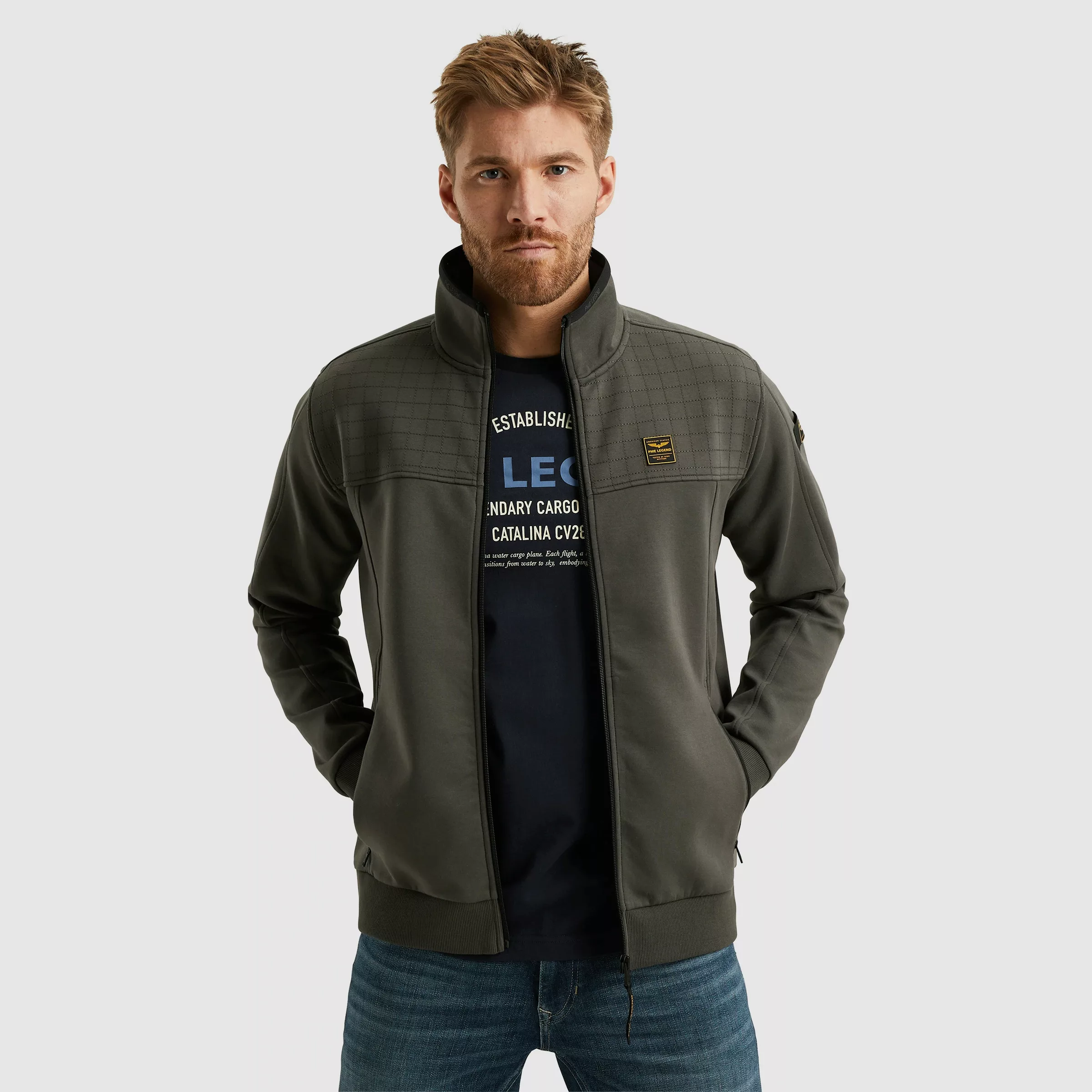 PME LEGEND Sweatjacke, mit Reißverschluss günstig online kaufen