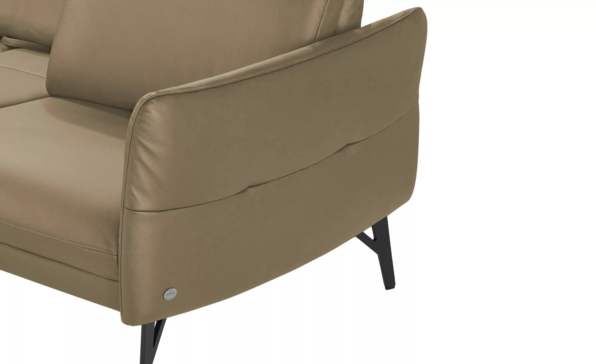 himolla Ecksofa Leder  1928 ¦ beige ¦ Maße (cm): B: 280 H: 83 T: 175 Polste günstig online kaufen