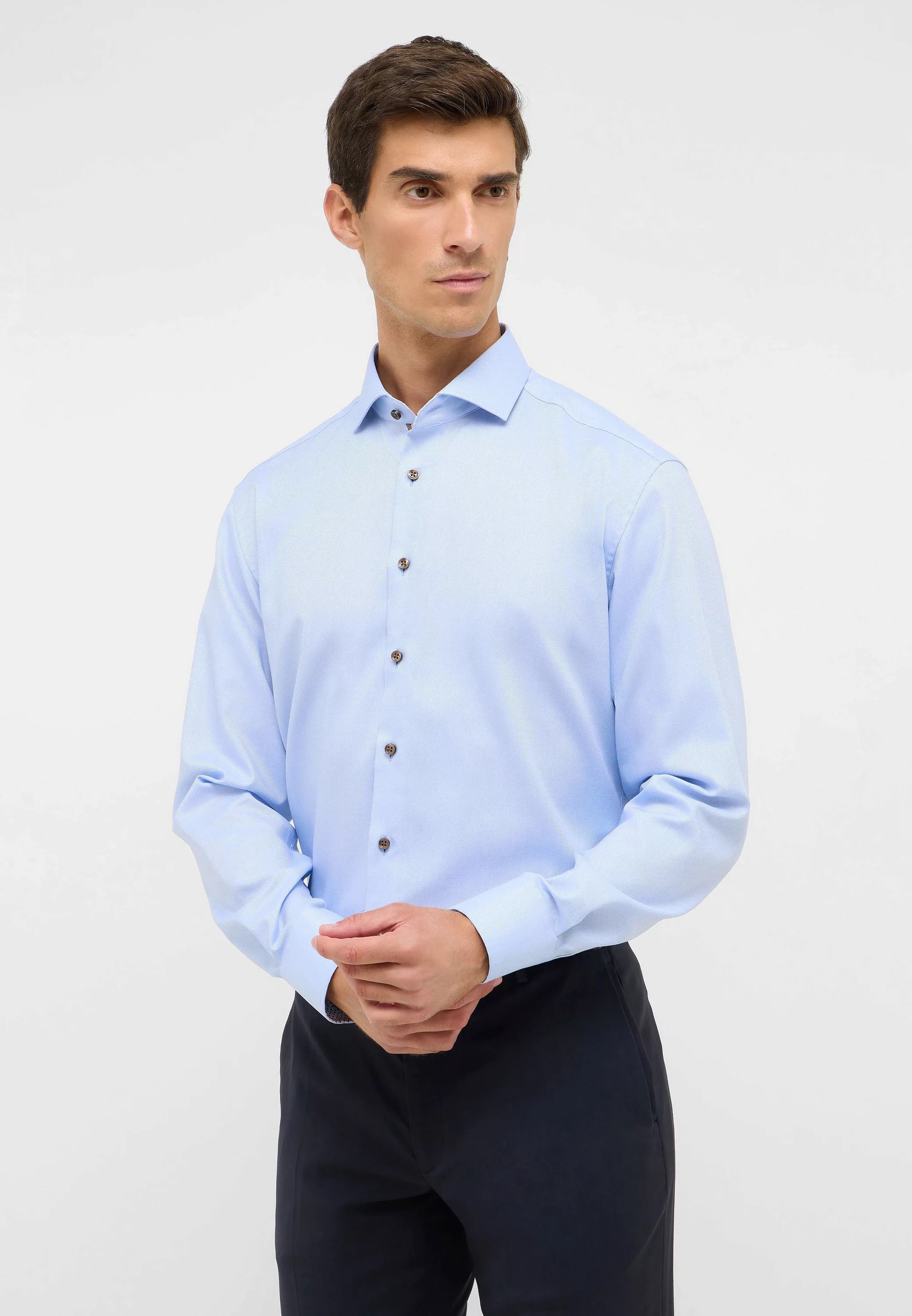Eterna Langarmhemd "MODERN FIT", NON IRON (bügelfrei) günstig online kaufen