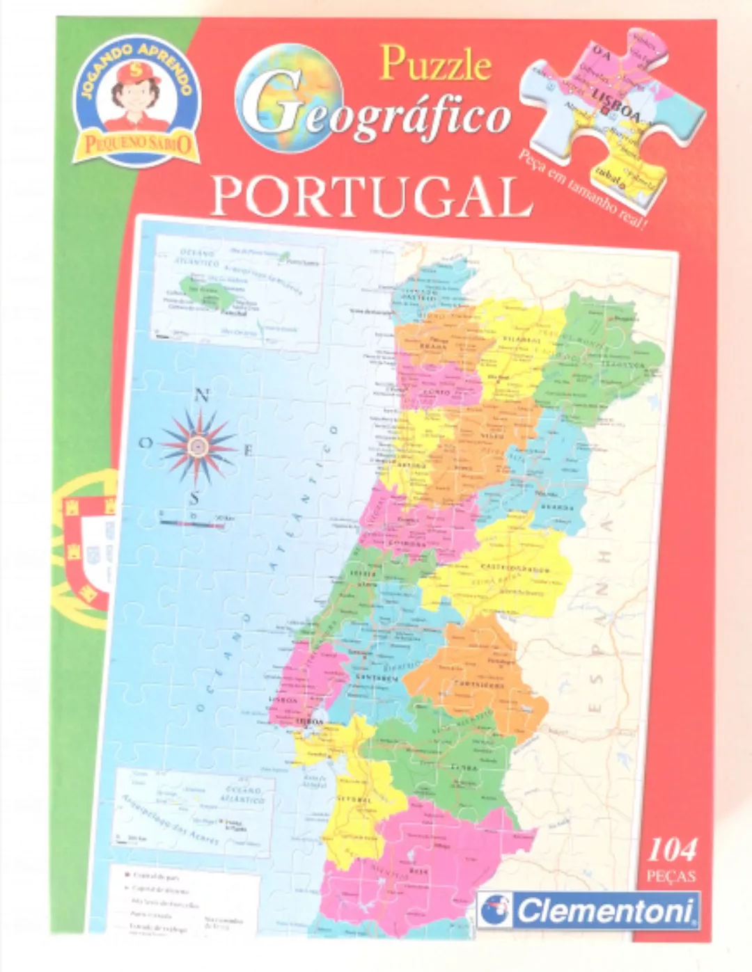Puzzle Portugal Junior 104 Teile günstig online kaufen