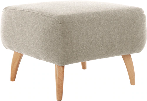 Home affaire Hocker »Baggio«, mit Holzfüßen günstig online kaufen