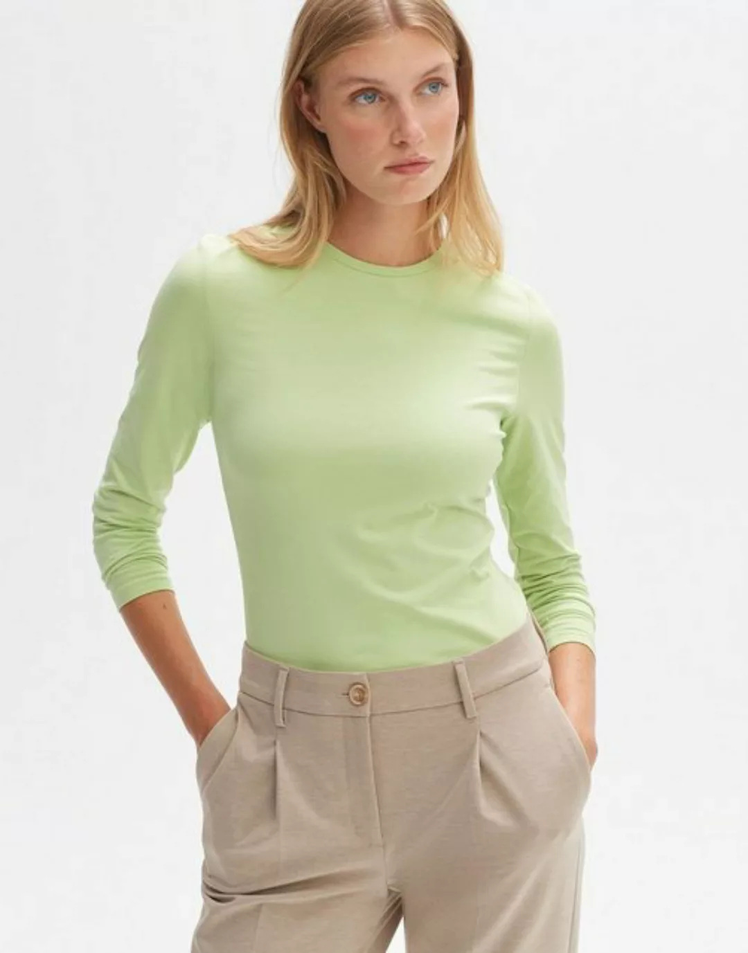 OPUS Langarmshirt "Smilla", in cleaner Basic-Form günstig online kaufen