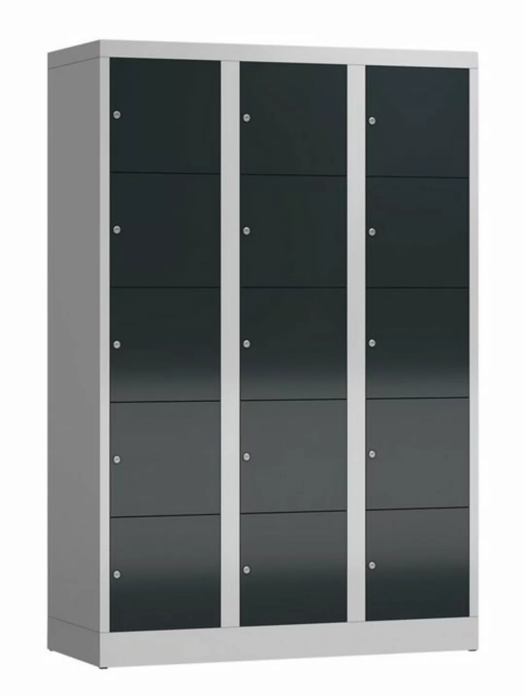 Steelboxx Fächerschrank Schließfachschrank 15 Fächer Spindschrank (1-St) ko günstig online kaufen