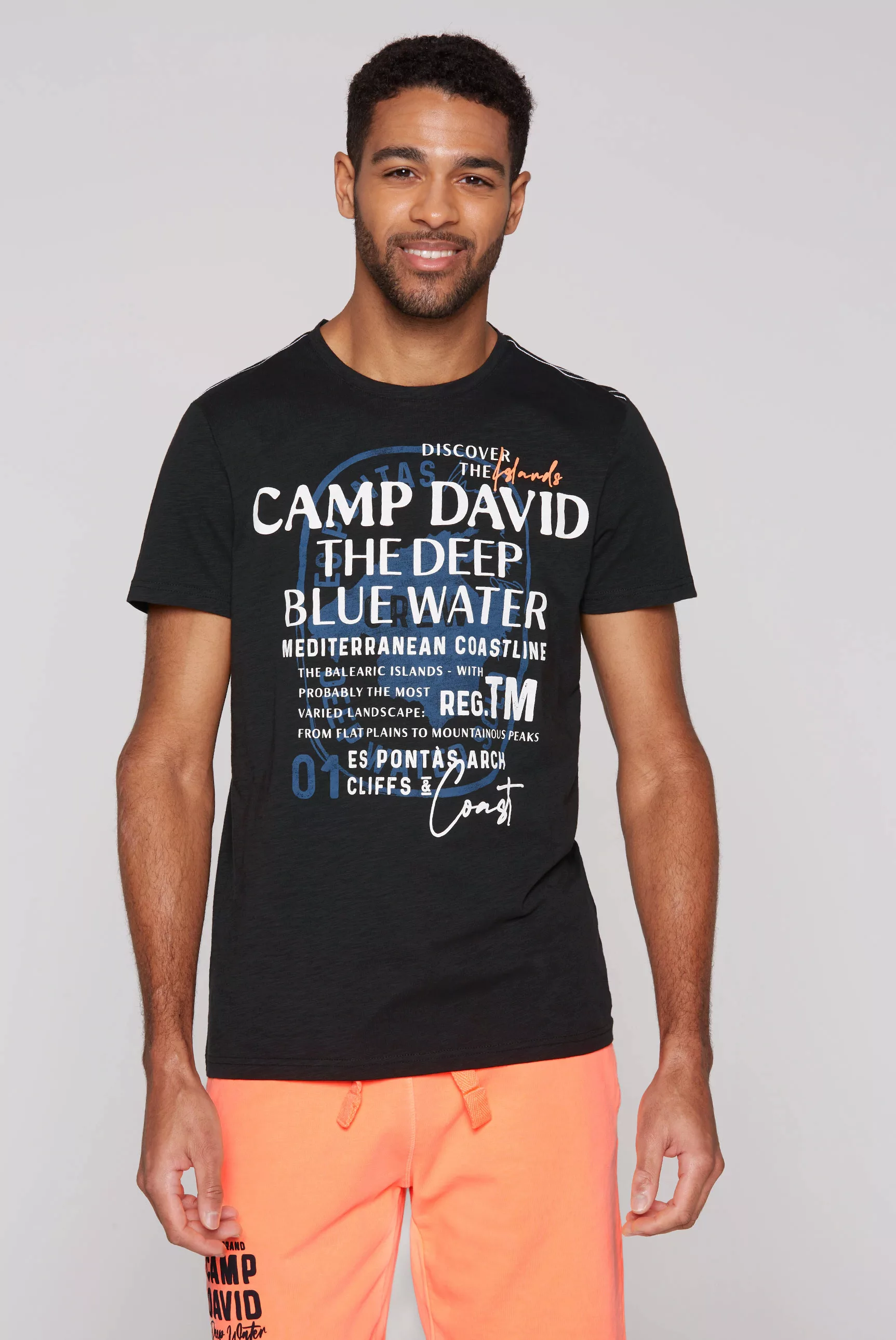 CAMP DAVID Rundhalsshirt, aus Baumwolle günstig online kaufen