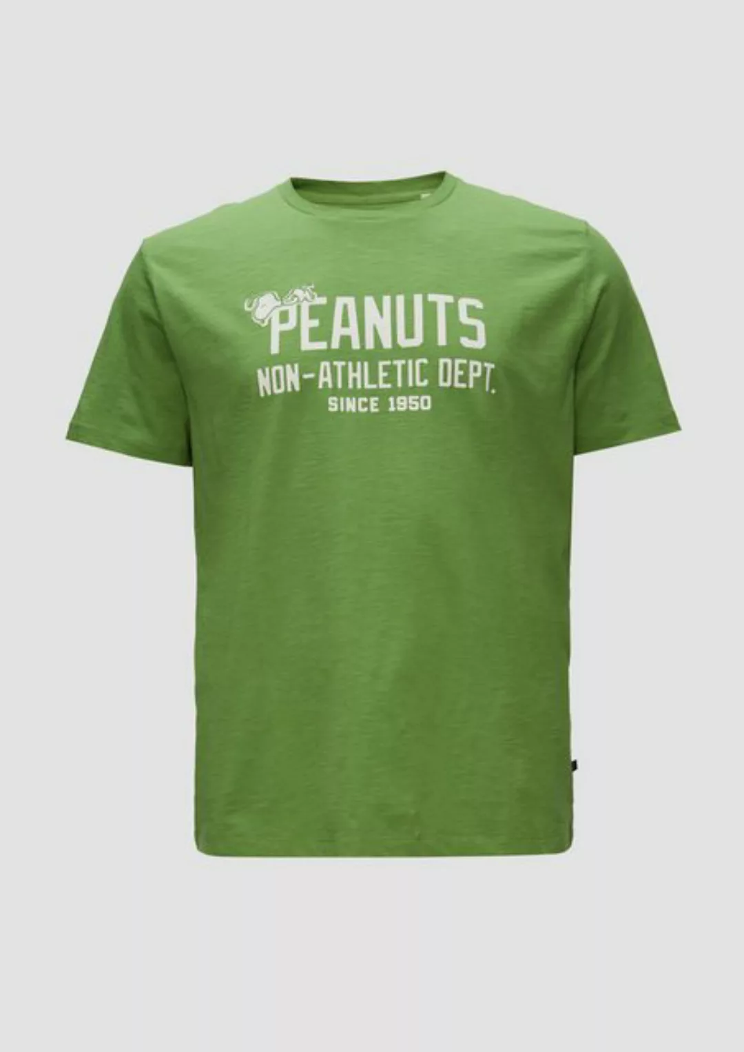 s.Oliver Kurzarmshirt T-Shirt mit Peanuts®-Print Artwork günstig online kaufen