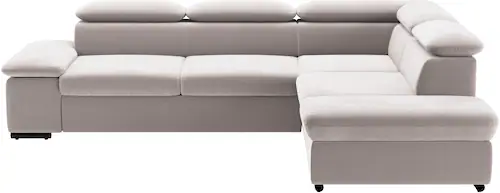 sit&more Ecksofa »Alcudia L-Form«, mit Armteilverstellung, optional Kopftei günstig online kaufen