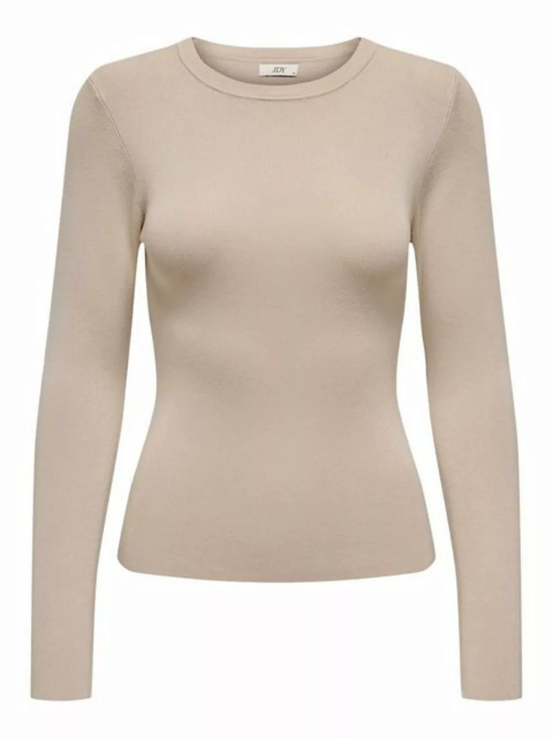 JDY Strickpullover - Langarmtop einfarbig - Langarmshirt Slim Fit uni günstig online kaufen