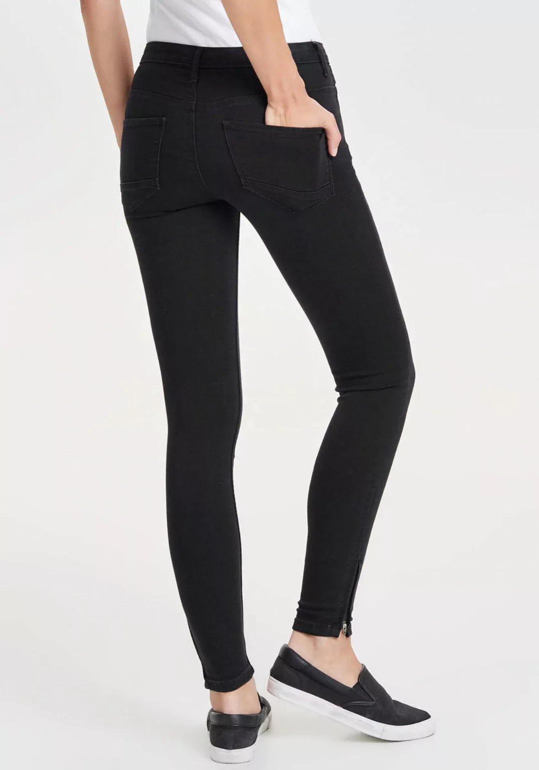 ONLY Ankle-Jeans ONLKENDELL ETERNAL mit Zipper am Saum günstig online kaufen