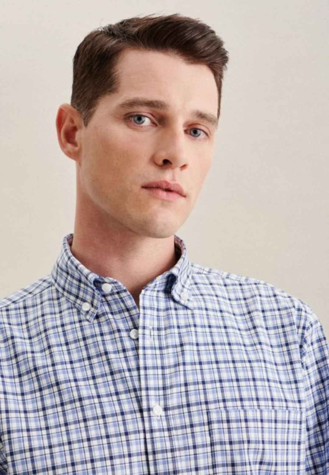 seidensticker Businesshemd "Comfort", Comfort Langarm Button-Down-Kragen Ka günstig online kaufen