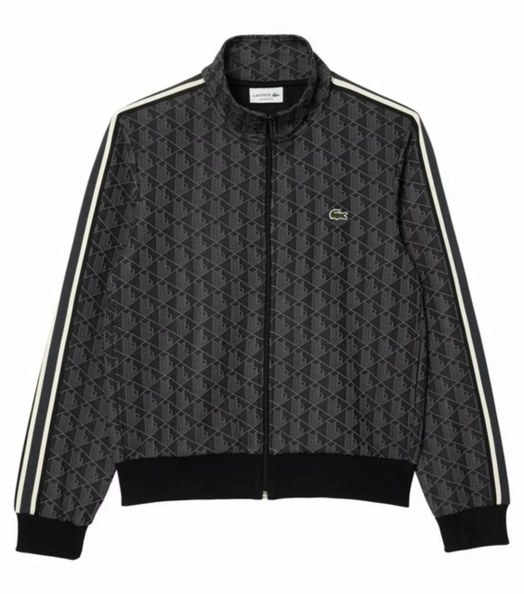 Lacoste Sweatjacke Herren Sweatjacke mit Monogramm-Print (1-tlg) günstig online kaufen