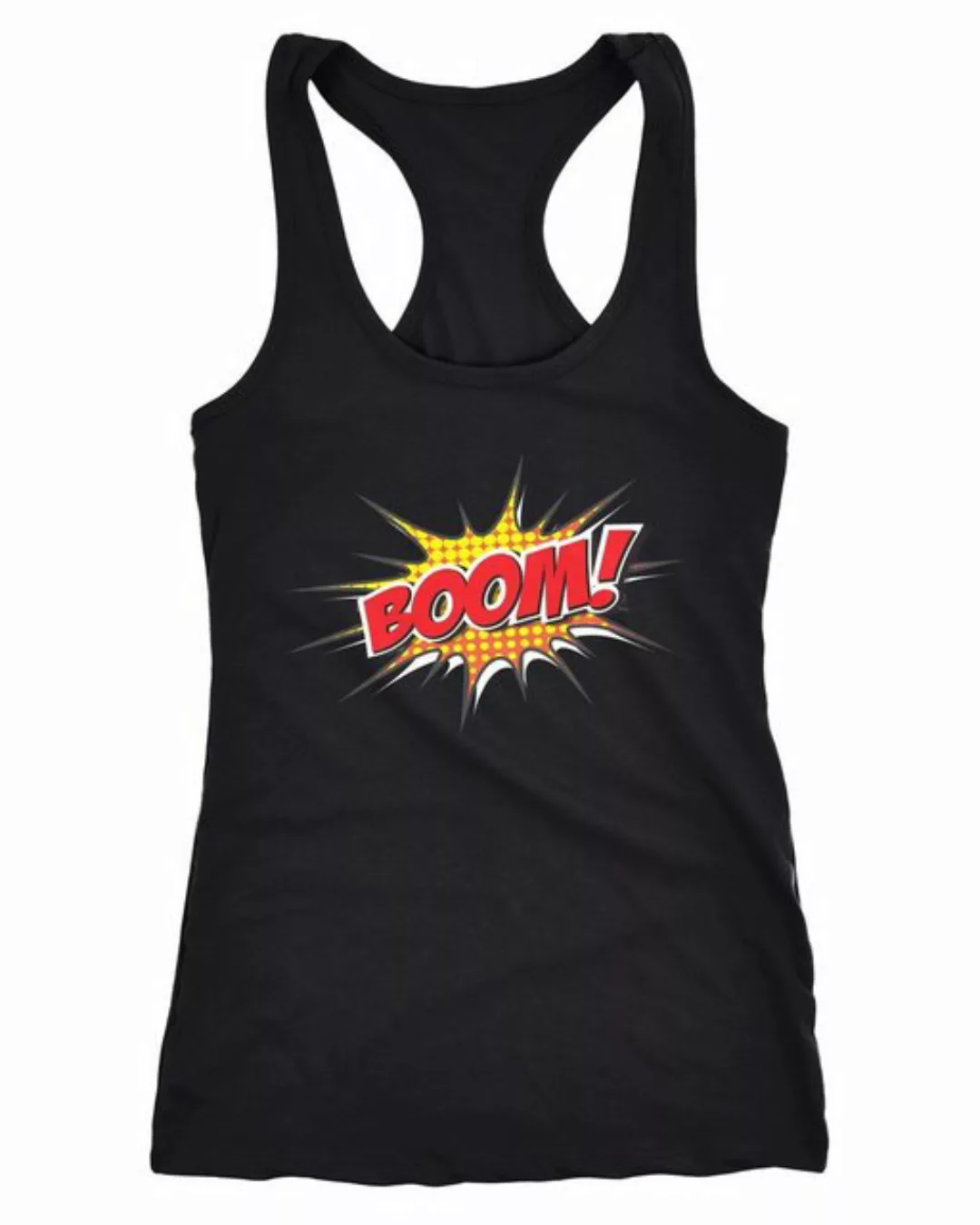 Tanktop Damen Tanktop Comic Boom Racerback Moonworks® günstig online kaufen