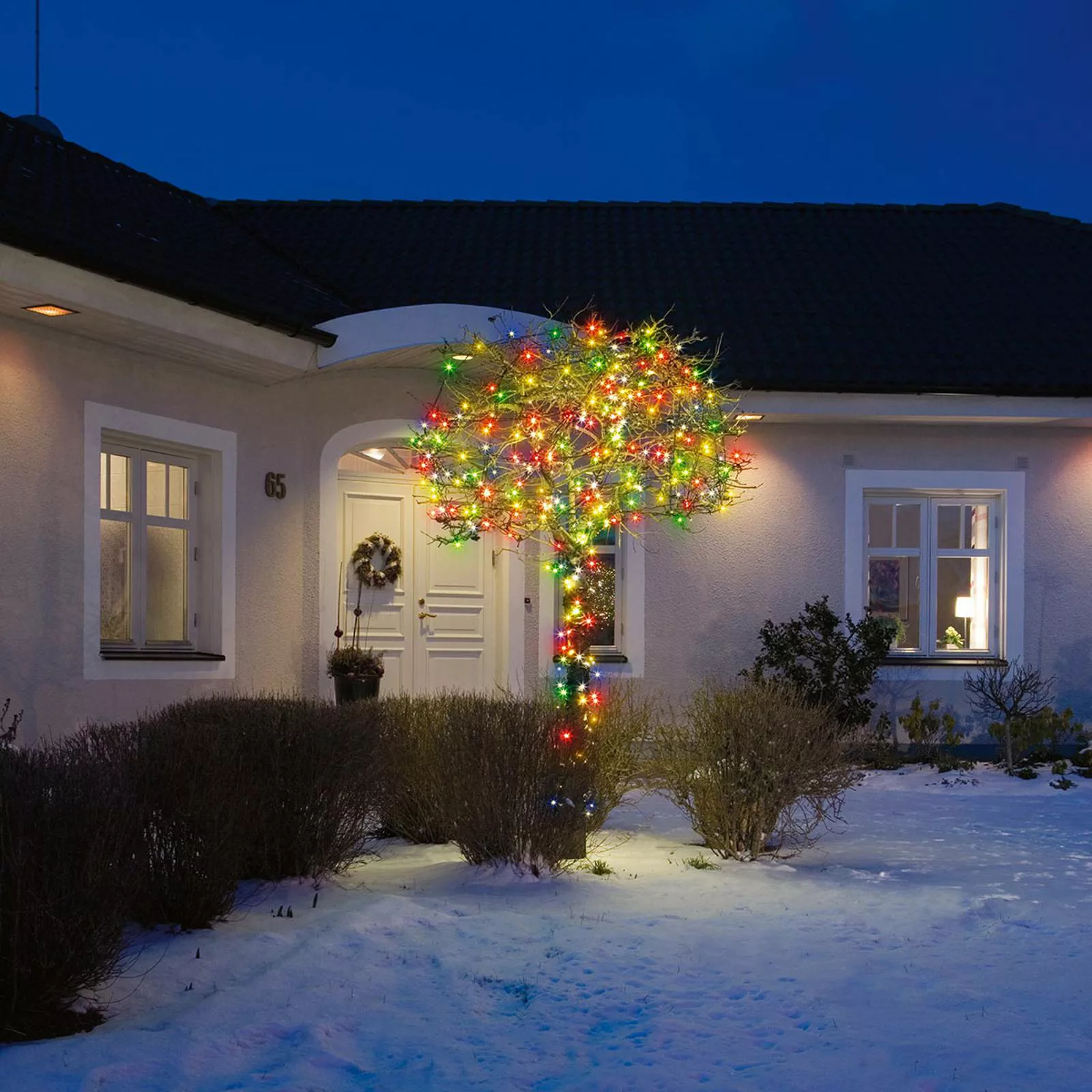 KONSTSMIDE LED-Lichterkette »Weihnachtsdeko aussen«, 80 St.-flammig günstig online kaufen