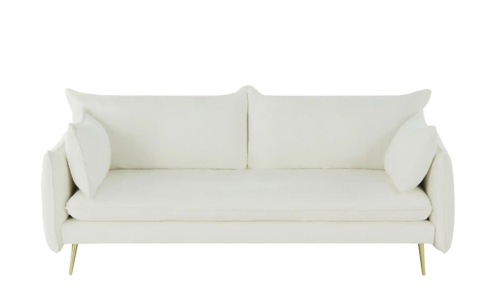 Big Sofa  Edesia ¦ weiß ¦ Maße (cm): B: 215 H: 80 T: 100 Polstermöbel > Sof günstig online kaufen