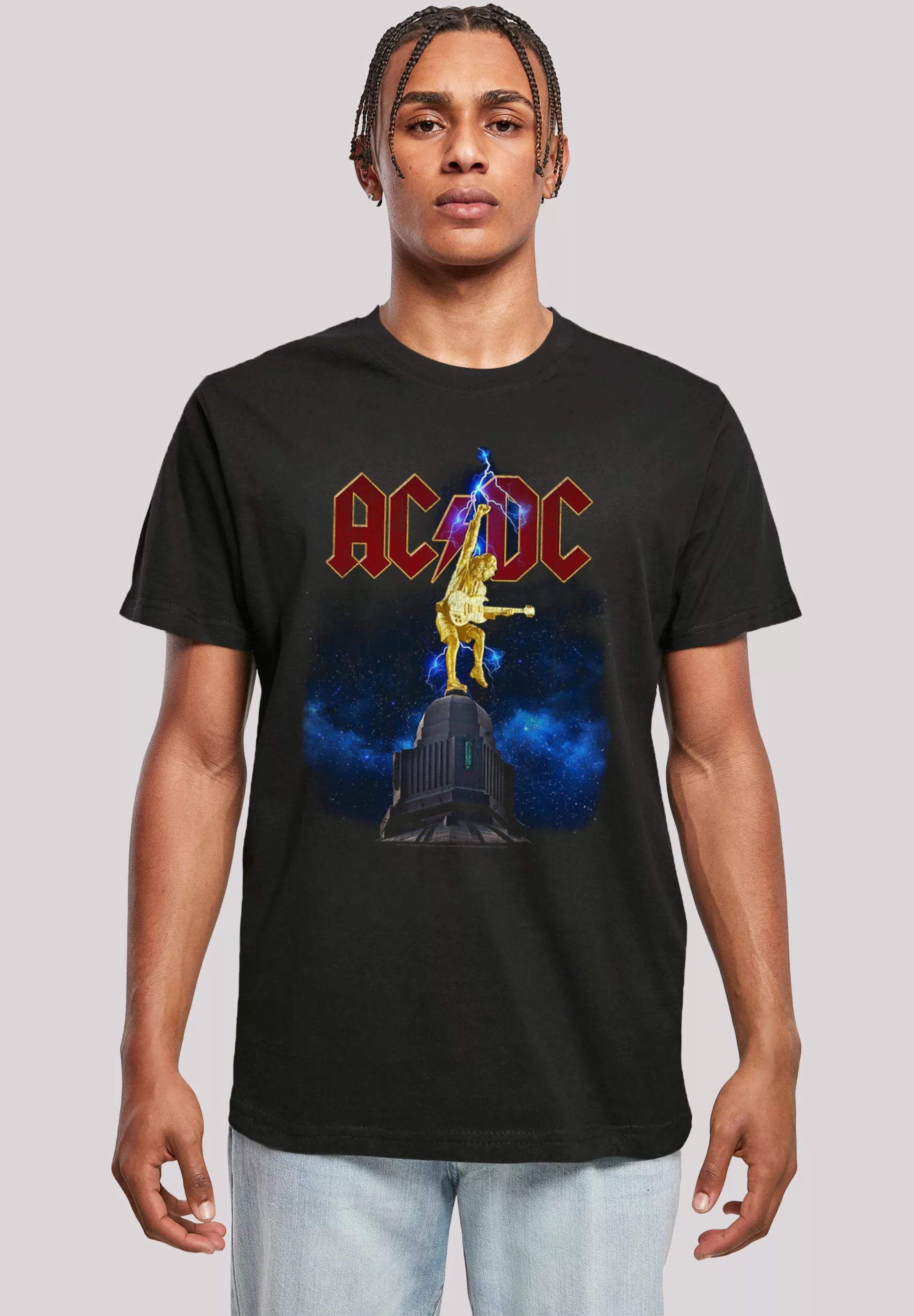 F4NT4STIC T-Shirt "AC/DC Band Shirt Stiff Upper Lip Lightning", Print günstig online kaufen