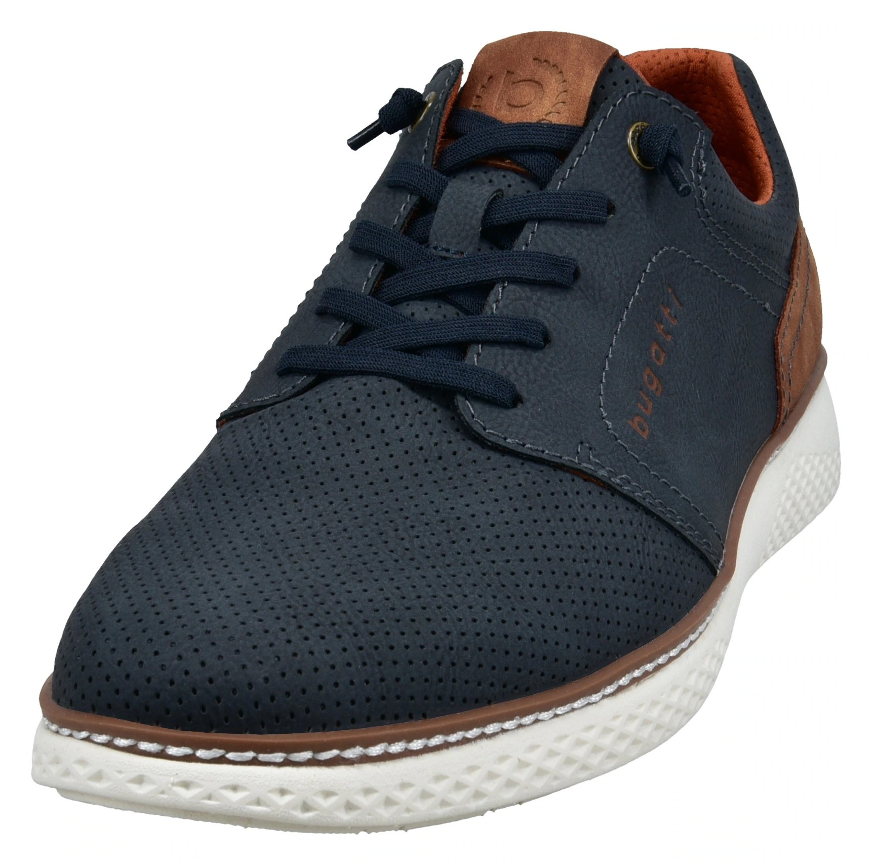 bugatti Slip-On Sneaker, Halbschuh, Freizeitsneaker mit Perforation, elasti günstig online kaufen