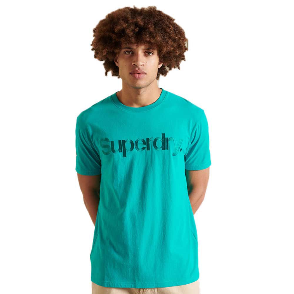 Superdry Core Logo Source Mw Kurzärmeliges T-shirt XL Opal Green günstig online kaufen