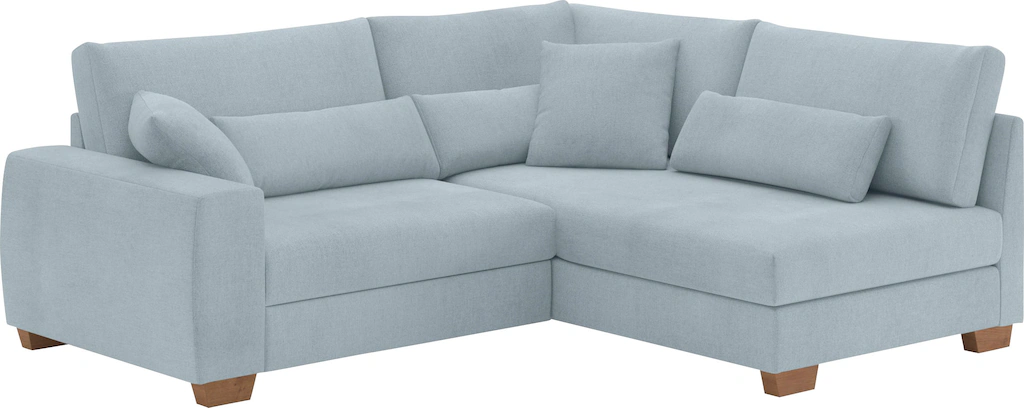 Mr. Couch Ecksofa "Helena L-Form", Mit Federkern, wahlweise mit Bettfunktio günstig online kaufen