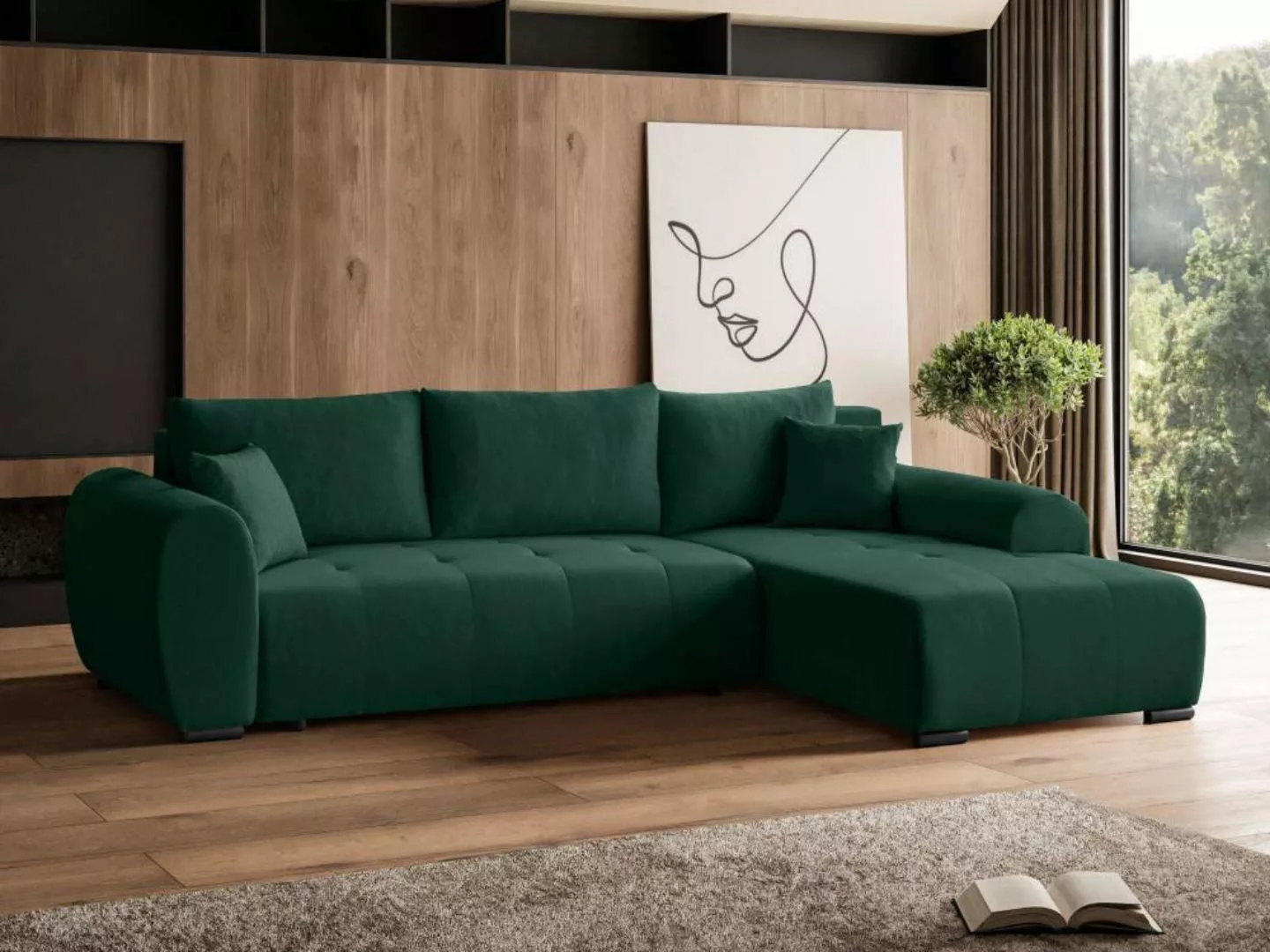 Beautysofa Ecksofa DIANA, mit Schlaffunktion, viele günstig online kaufen