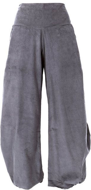 Guru-Shop Relaxhose Weite Cord Pluderhose, Feincord Boho Hose -.. alternati günstig online kaufen