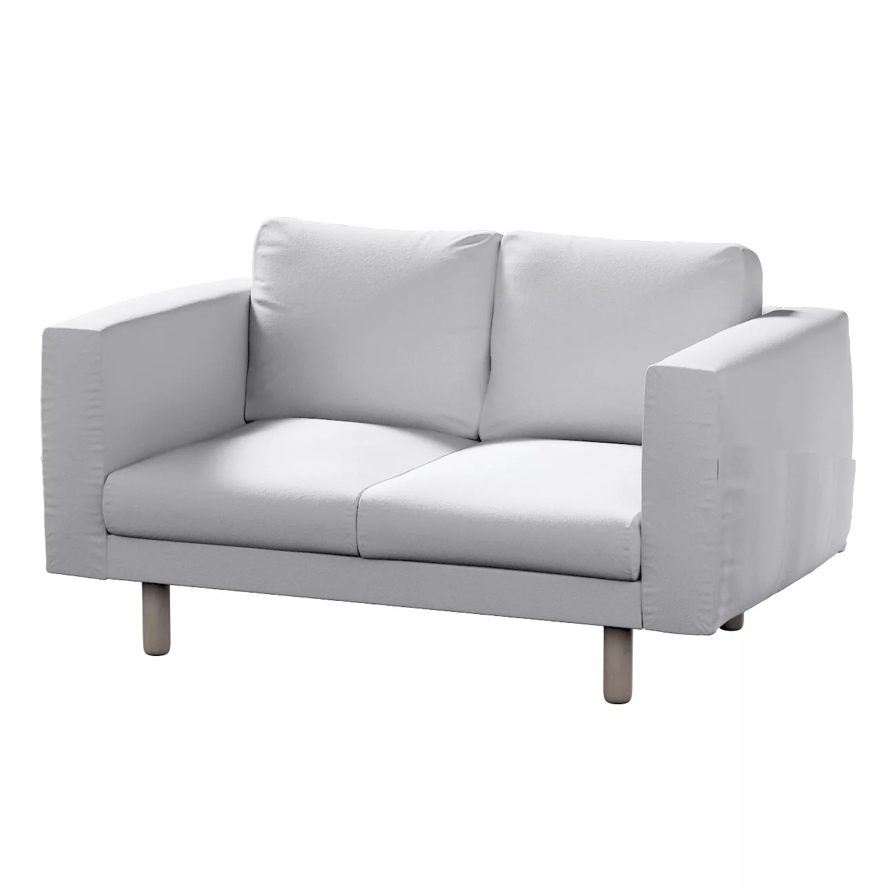 Bezug für Norsborg 2-Sitzer Sofa, weiß, Norsborg 2-Sitzer Sofabezug, Bouclé günstig online kaufen